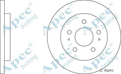 APEC BRAKING dsk2155 -  Тормозной диск